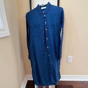 everlane jean button down dress shirt size 00